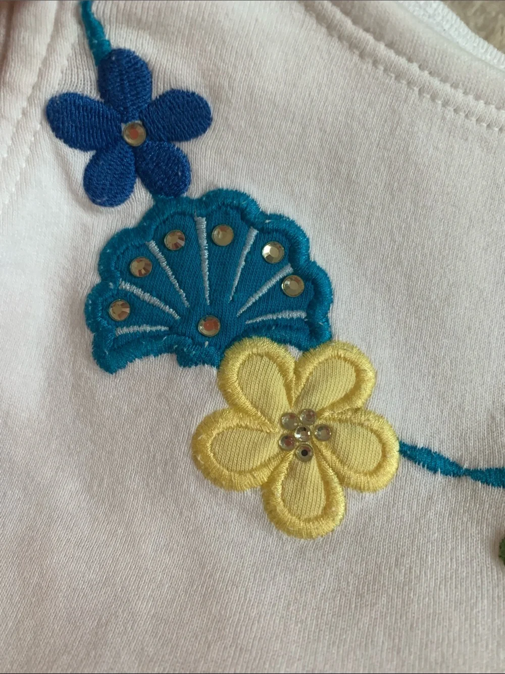 Gymboree White Floral & Shell Tank Top 8